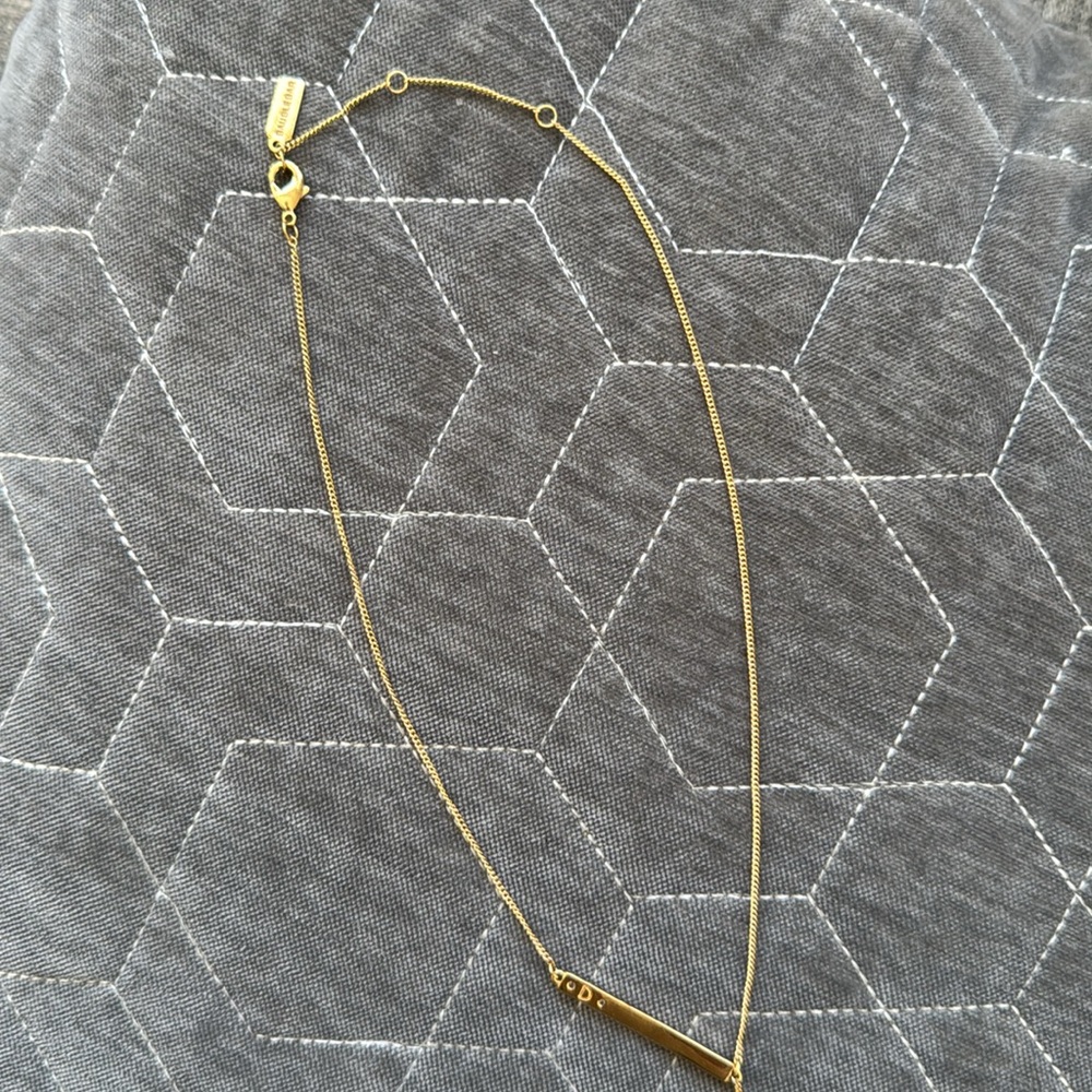 Baublebar “D” Initial Y-Chain Necklace - Picture 4 of 5